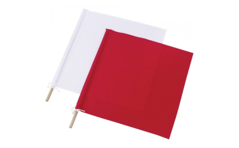 （株）ジーベック  18733-32-888  ジーベック　信号手旗（棒付）１８７３３－３２－８８８