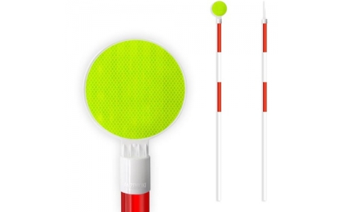 （株）グリーンクロス  6300036580  グリーンクロス　ピカヘッド（両面反射）スノーポール　Ｐ４０－２型　５本セット