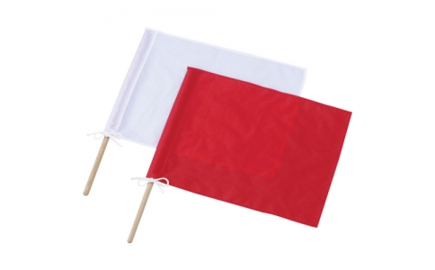 （株）ジーベック  18730-32-888  ジーベック　信号手旗（棒付）１８７３０－３２－８８８