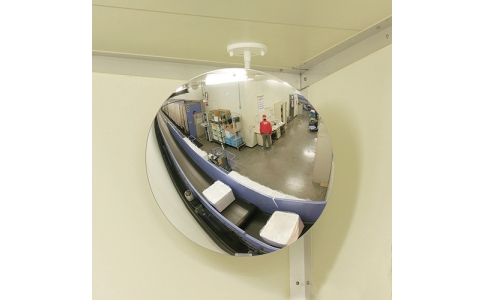 コミー（株）  MF28 TX  コミー　丸ミラー＜金網用金具付＞２８０ｍｍ