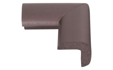 （株）カーボーイ  BS-09  カーボーイ　コーナーゴムパット　小４Ｐ　ブラウン