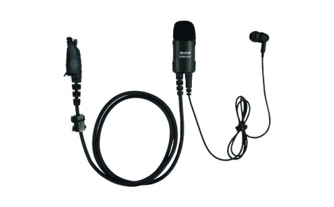 八重洲無線（株）  SSM-513DSC  スタンダード　ヘビーデューティータイピンマイク＆イヤホン（カナルタイプ）
