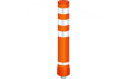 （株）グリーンクロス  6300004034  グリーンクロス　ラウンドポスト　９３台座　小径台座　ＲＰ－Ｃ８００　オレンジ