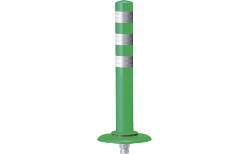 積水樹脂（株）  PC-80PKGW-DS  積水　車線分離標　ポールコーン　プラス　ＰＫ　一本脚　防汚・防カビタイプ　ＰＣ－８０ＰＫＧＷ－ＤＳ　緑