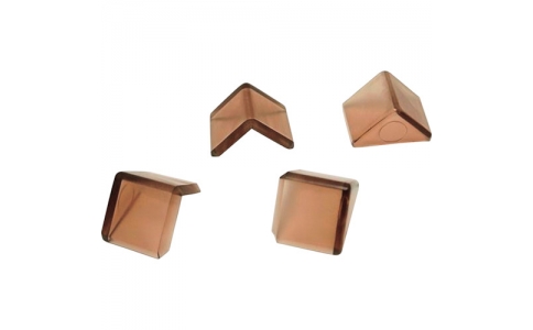 和気産業（株）  5478300  ＷＡＫＩ　コーナーガードＳ　ＴＳＬ－００５　クリアＢＲ　４個入り