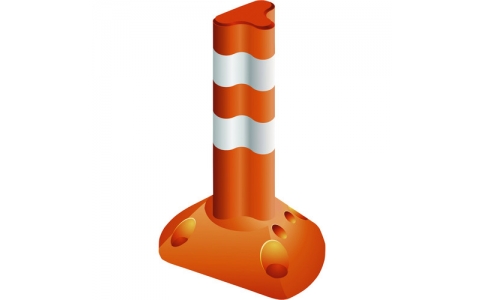 （株）グリーンクロス  6300003966  グリーンクロス　ポストフレックス　スリムベースタイプ　ＰＦ－Ｓ４００　オレンジ