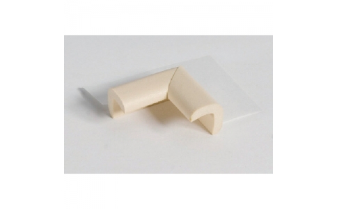 （株）カーボーイ  4968124206448  カーボーイ　安心クッションコーナー用　極細　アイボリー　４個入