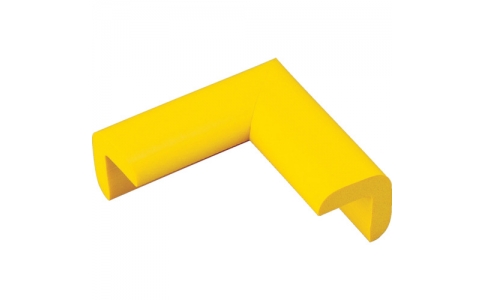 トラスコ中山（株）  TAC-270Y  ＴＲＵＳＣＯ　安心クッション　コーナー用　細　４個入り　イエロー