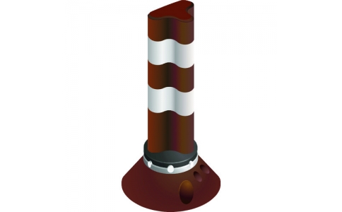 （株）グリーンクロス  6300003995  グリーンクロス　ポストフレックス　スタンダードＬＥＤタイプ　ＰＦ－Ｌ４００　ブラウン