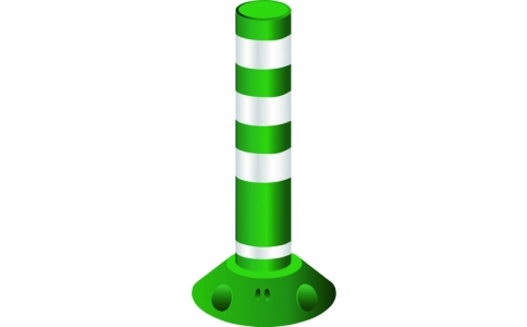 （株）グリーンクロス  6300004045  グリーンクロス　ラウンドポスト２５０台座接着固定　ＲＰ６５０－２５　グリーン