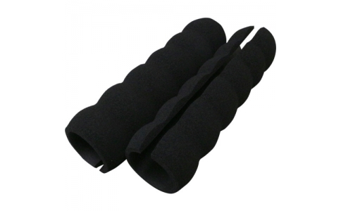 （株）カーボーイ  GG16  カーボーイ　台車用グリップ内径２８×長１５０ｍｍ２本入　ブラック