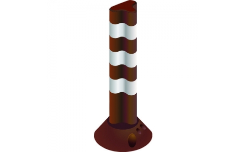 （株）グリーンクロス  6300003955  グリーンクロス　ポストフレックス　スタンダードタイプ　ＰＦ６５０　ブラウン