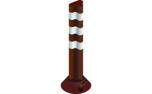 （株）グリーンクロス  6300003956  グリーンクロス　ポストフレックス　スタンダードタイプ　ＰＦ８００　ブラウン