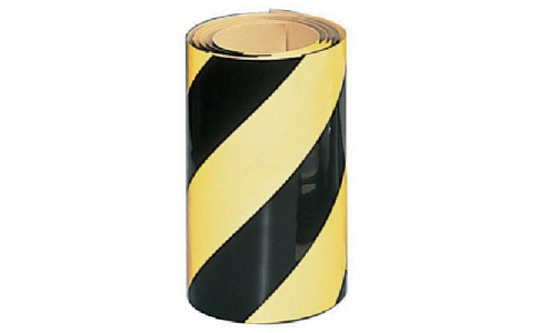 ユニット（株）  304-21  ユニット　コーナーガード・黄／黒（反射）　２０００×２４０×６厚