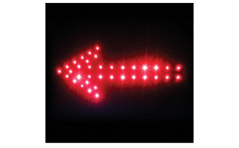 トーグ安全工業（株）  ARS-1  トーグ　ＬＥＤ矢印シート大　赤