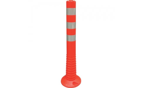 セーフラン安全用品（株）  14476  セーフラン　反射ソフトポール　Ｈ７５０ｍｍ　高復元性ＰＵ