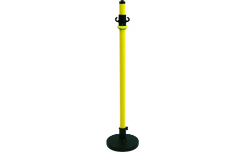 ユニット（株）  871-30A  ユニット　２ＷＡＹガード　イエロー　２１０×Ｈ８８５　ポリカーボネート