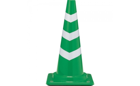 三甲（株）  8Y0387  サンコー　コーンベット付カットスコッチコーンＭ　８Ｙ０３８７　６６０Ｈφ５０緑