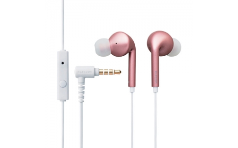 エレコム（株）  EHP-CN800MPN  エレコム　スマートフォン用ステレオヘッドホンマイク　９．２ｍｍドライバ　ピンク