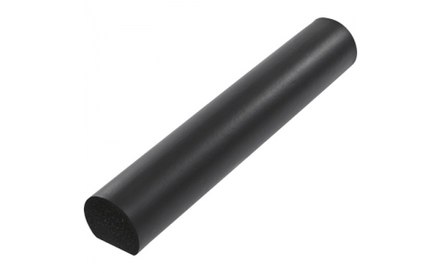 トラスコ中山（株）  TAC-111  ＴＲＵＳＣＯ　安心クッション　かまぼこ型　１本入り　ブラック