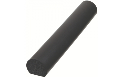 （株）カーボーイ  AC111  カーボーイ　安心クッション　かまぼこ型　ブラック