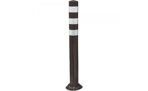 積水樹脂（株）  PCCTR-65DBW-SN  積水　車線分離標　ポールコーンＣＩＴＹ　Ｒ　コンクリート接着用（スチールスペーサータイプ）　ＰＣＣＴＲ－６５ＤＢＷ－ＳＮ　ダークブラウン