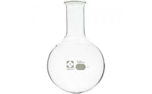 柴田科学（株）  010500-500A  ＳＩＢＡＴＡ　丸底フラスコ　５００ｍＬ