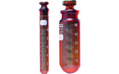 東京硝子器械（株）  121-04-71-51  ＴＧＫ　透明共通丸底沈殿管目付１０ｍＬ茶１０本入