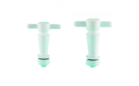 東京硝子器械（株）  678-17-90-06  ＴＧＫ　テフロンプラグ　二方活栓用　共通２７．５／