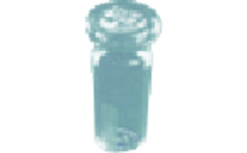 東京硝子器械（株）  000-09-60-11  ＴＧＫ　分液ロート用平栓　透明２４／４０　ミゾ付