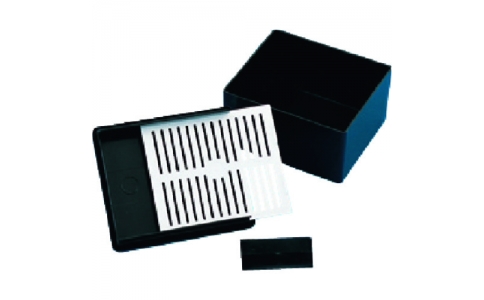 東京硝子器械（株）  198-14-37-02  ＴＧＫ　染色バット　ＰＯＭ　＃１１０１