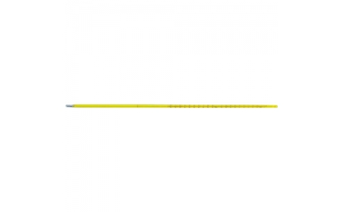 東京硝子器械（株）  614-53-01-21  ＴＧＫ　水銀棒状温度計　黄珀入　０～５０℃　Ｌ４５０