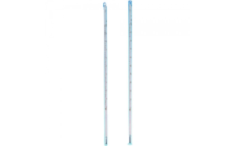 東京硝子器械（株）  801-53-02-34  ＴＧＫ　フッ素樹脂被覆温度計　水銀棒状　０－５０℃