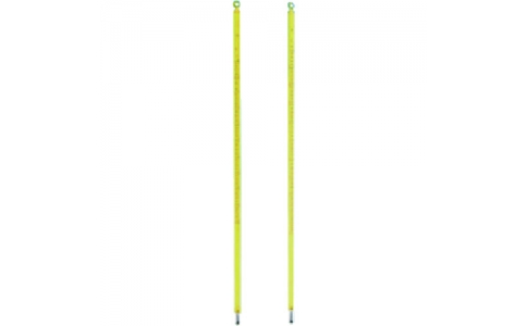 東京硝子器械（株）  801-53-03-55  ＴＧＫ　水銀棒状温度計　黄珀入り平穴　０－２５０℃