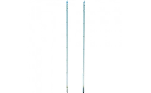 東京硝子器械（株）  801-53-05-03  ＴＧＫ　精密水銀温度計　０－５０℃　０．２℃目盛