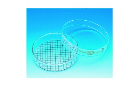 東京硝子器械（株）  792-02-13-01  ＴＧＫ　特殊印刷付シャーレー　１ｍｍ方眼