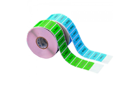 東京硝子器械（株）  444-55-87-02  ＴＧＫ　ナンバー連続ラベル　ＮＲ－２型　黄色