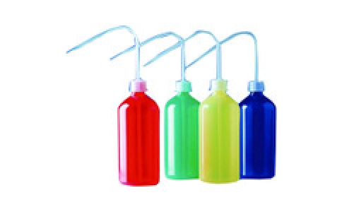 東京硝子器械（株）  770-22-17-12  ＴＧＫ　カラー洗浄びん　５００ｍＬ　緑　ＬＤＰＥ