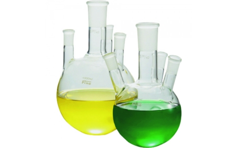 東京硝子器械（株）  330-15-42-04  ＴＧＫ　Ｆｉｎｅ共通四口フラスコ　３００ｍＬ　２９－１９