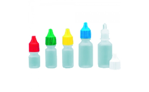 東京硝子器械（株）  656-22-19-06  ＴＧＫ　ドロッパーボトル　ＬＤＰＥ　１５ｍＬ　５色Ｃａｐ×５