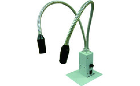 東京硝子器械（株）  753-75-23-11  ＴＧＫ　ツインアームＬＥＤ照明　ＨＤＡ－ＴＷ３Ａ　スタンド式