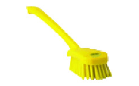 東京硝子器械（株）  232-52-33-44  ＴＧＫ　ロングハンドルブラシ　ソフト　４１８２　黄