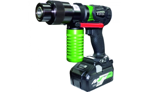 （株）西田製作所  NC-E5032S-36B  西田　３６Ｖ４．０Ａｈ充電式油圧ノッチングパンチ