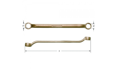 スナップオン・ツールズ（株）  AC0810B  Ａｍｐｃｏスイス　防爆ダブルボックスエンドレンチ８ｘ１０ｍｍ