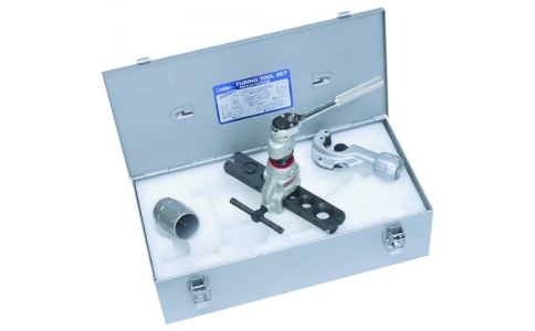 （株）スーパーツール  TS456WRH  スーパー　ラチェットハンドル型チュービングツールセット（偏芯式）　新冷媒・新規格対応