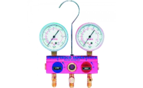 （株）イチネンＴＡＳＣＯ  TA122G-2  タスコ　Ｒ４１０Ａ　Ｒ３２用　ボールバルブ式マニホールドボディ