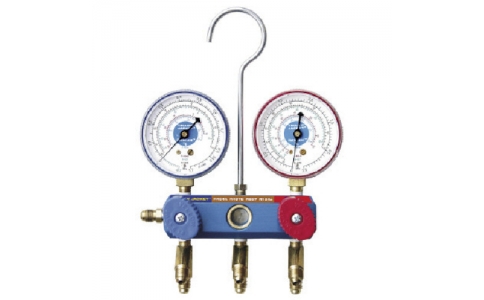 アサダ（株）  4991756175158  アサダ　Ｒ１３４ａカーエアコン用マニホールドセット　４缶タイプ