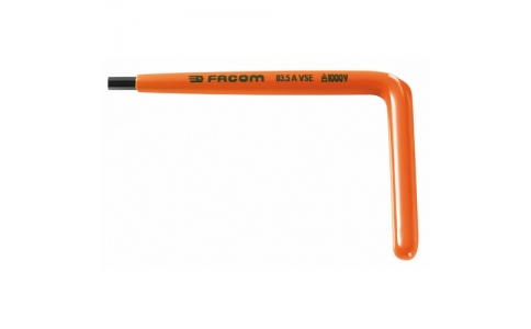 ＦＡＣＯＭ社  83.3AVSE  ＦＡＣＯＭ　絶縁工具　ライトアングル六角キー　３ｍｍ