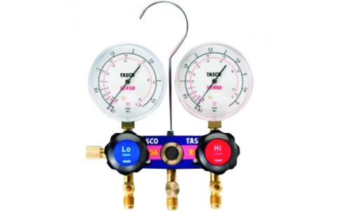 （株）イチネンＴＡＳＣＯ  TA122JV-2  タスコ　Ｒ４１０Ａ、Ｒ３２用　サイトグラス付マニホールドキット