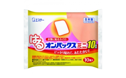 エステー（株）  HOM404  エステー　カイロ　はるオンパックス　貼るタイプ　ミニ　１０枚入